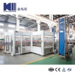 Glass Bottle Washing, Carbonated Filling Plastic Capping And Aluminium Capping 4in1 Machine