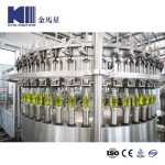 Glass Bottle Washing, Carbonated Filling Plastic Capping And Aluminium Capping 4in1 Machine