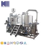 Turnkey Brewery Beer Brewing Equipment 500L 1000L 1500L 2000L 3000L 5000L